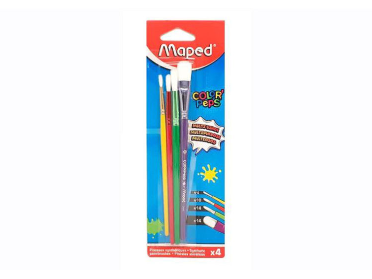 Picture of 8106 MAPER MULTI-USAGE PAINTBRUSHES SET OF 4